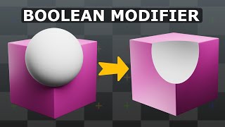 Boolean Modifier For Beginners | Blender Tutorial