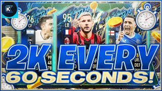 OMG! 2K EVERY 60 SECONDS FIFA 22 BEST TRADING METHOD (FIFA 22 SNIPING FILTERS & FLIPPING)