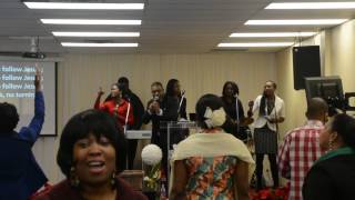 Bethesda International Ministries Praise Team singing \