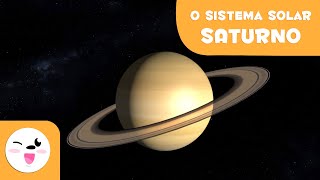 Saturno, o planeta dos anéis - O Sistema Solar em 3D para crianças