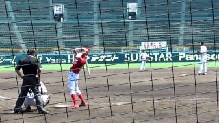 平成23年6月29日ウエスタンリーグ広島戦（甲子園） 5回表　石川