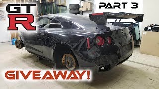 Rebuilding a WRECKED 2010 Nissan GTR (part 3) *GIVEAWAY*