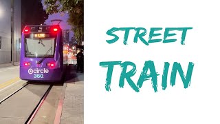 റോഡിലൂടെ പോകുന്ന ട്രെയിൻ / Street car