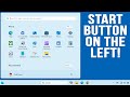 Have the Windows 11 Start Button on the Left of the Taskbar While Keeping your Icons in the Center