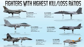 The 6 Fighter Jets with the highest Kill-To-Loss ratios to date