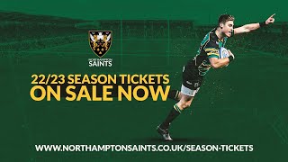 Northampton Saints Season Tickets // 2022/23
