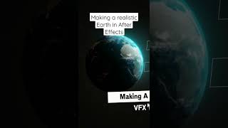 Make A realistic Earth in After Effects #aftereffects #space #aftereffectbeginnerstutorial