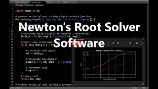 Newton's Root Solver Software | Numerical Methods with Python 2