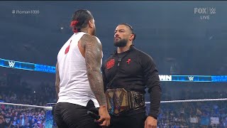 The Usos Confronts Roman Reigns, Solo Sikoa Changes Sides (1/2) - WWE SmackDown 02 June  2023