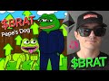 $BRAT - PEAK BRAT TOKEN CRYPTO COIN HOW TO BUY PEPE DOG MEMECOIN ETH ETHEREUM UNISWAP MATT FURIE NEW