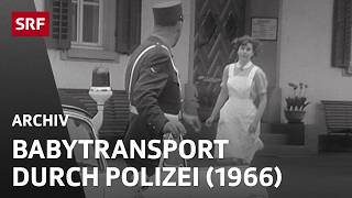 Babytransport Winterthur - Zürich | Polizei-Einsatz Schweiz | SRF Archiv