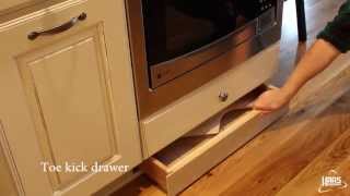 Toe Kick drawer | Haas Cabinet