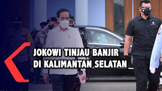 Presiden Jokowi Tinjau Banjir di Kalimantan Selatan