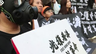 Hundreds rally in Taiwan, call for release of 12 Hong Kong people arrested by China