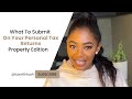 What To Submit In Your Personal Tax Return: Real Estate Edition | @taxwithtash | Natasha Lorde