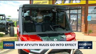 New ATV, UTV rules go into effect