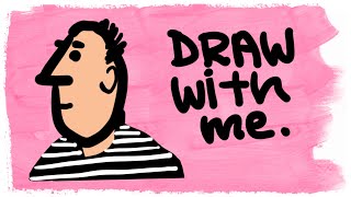 Draw With Me: Valentine roses