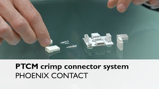 PTCM crimp connectors | Powerful design with a pitch of only 2.5 mm