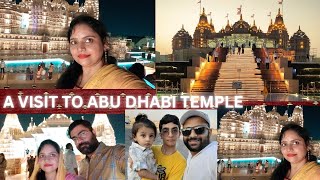 A visit to baps hindu mandir abu dhabi | Baps hindu mandir abu dhabi #vlog