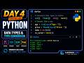 Python Data Types & Type Conversion Explained (Lumicore Labs - Day 4)