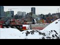 vintage cn emd switchers working montreal rail yard 11 24 18