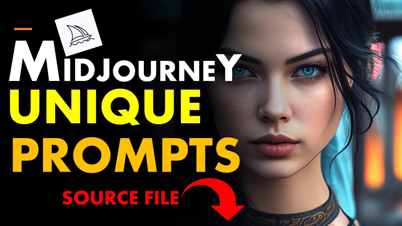 Midjourney Ai Unique Command Prompts With Free Source File #midjourney ...