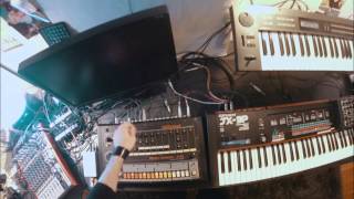 How To Make #Electro - POV Tutorial 2: Jam Recording (TR 808, JX-3P, alpha Juno, KeyStep)