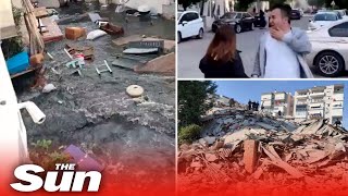 Turkey earthquake – Massive 7.0 quake rocks Izmir ‘triggering tsunami’
