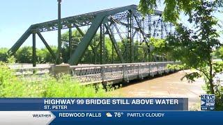 Highway 99 bridge still above water