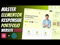 🔥Complete Responsive PORTFOLIO WEBSITE using ELEMENTOR | Wordpress Elementor Tutorial 2025