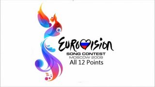 Eurovision 2009 All 12 Points
