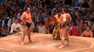 大相撲 鶴竜 白鵬 横綱対決【2019年 7月場所 千秋楽】