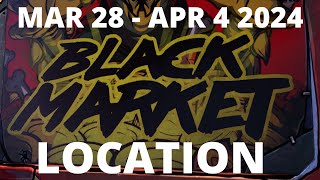 Black Market Vending Machine Location March 28 2024 | Borderlands 3 | (Ambermire
