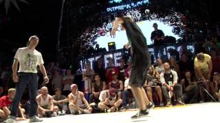 Outbreak Europe 2014 1vs1 World Bboy Series Semifinal| Killa Kolya vs Kuzya