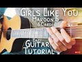 Girls Like You Maroon 5 Guitar Lesson for Beginners // Girls Like You Guitar // Lesson #501