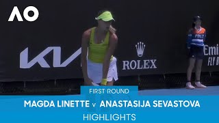 Magda Linette v Anastasija Sevastova Highlights (1R) | Australian Open 2022