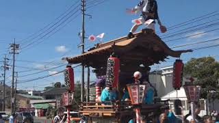 令和５年　岡山県津山市＜徳守神社＞徳守大祭　町内会だんじり 20臺＝曳き廻し・集結