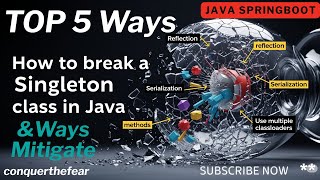 5 Ways to Break a Java Singleton (and How to Fix Them) | Singleton Design Pattern | Interview Ques