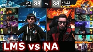 LMS vs NA LCS | LoL All-Star Event 2016 Day 2 | ICE vs FIRE - LMS vs NA