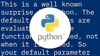 Python: Dictionary as instance variable