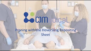 Proning with the HoverSling Repositioning Sheet