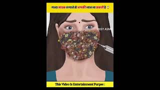 गंदा मास्क लगाने से लकड़ी के मुंह पर कीड़े 🐛🐛 लग गए #asmr #wood #animation #viral #feed #hindi