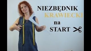 Darmowy kurs szycia FILM 4: Niezbędnik krawiecki czyli potrzebne akcesoria krawieckie