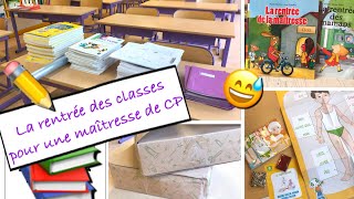 {VLOG} Ma rentrée en CP en tant que Maîtresse