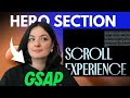 GSAP HERO SECTION SCROLL EXPERIENCE - Elementor Wordpress Tutorial Flex Container