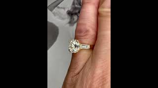 Leandra 2.09 Carat Lab Grown Diamond Engagement Ring