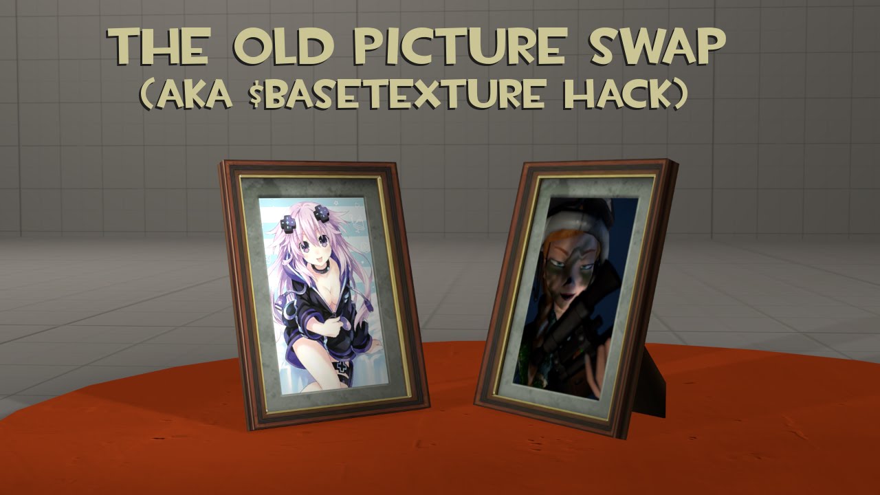 SFM - Swapping Textures - ($basetexture Hack) - YouTube