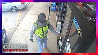Crime Stoppers: Armed robbery of gas station caught on surveillance camera