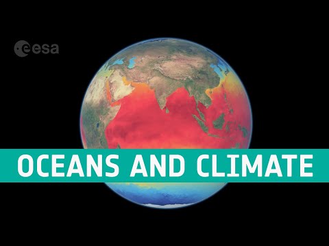 How does the sea affect the climate?