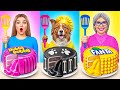 Me vs Grandma Cooking Challenge with Animals by Multi DO Smile